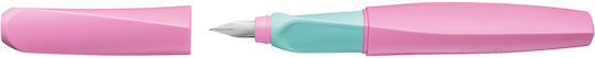 Pelikan Twist Sweet Lilac Replacement Nib Medium Pink made of Steel with Blue Ink and with 1 Replacement Nibs