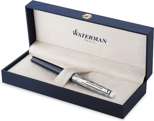 Waterman Special Edition Deluxe Hemisphere Πένα Γραφής Fine Μπλε από Ατσάλι