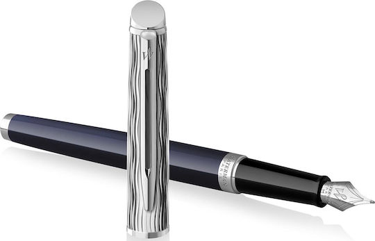 Waterman Special Edition Deluxe Hemisphere Πένα Γραφής Fine Μπλε από Ατσάλι