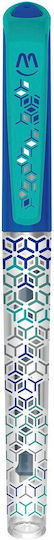 Maped Writing Pen Medium Blue made of Plastic