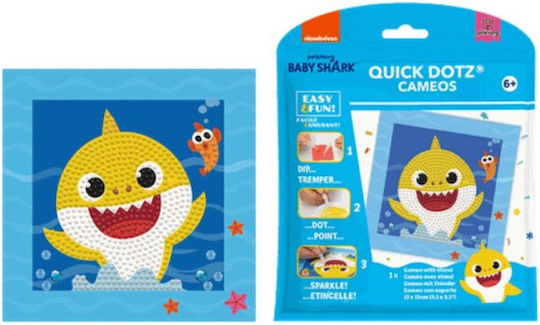 Diamond Dotz Baby Shark 1 Karte Diamond Painting Kit 13x13cm