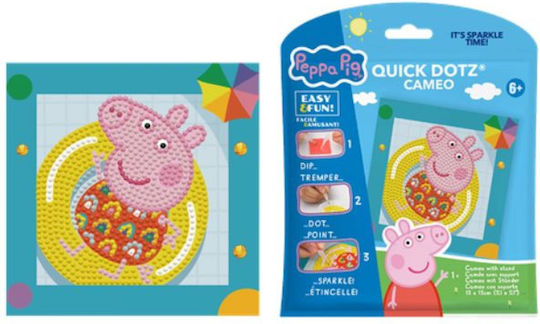 Diamond Dotz Peppa Pig Card Diamond Painting Kit 13x13cm