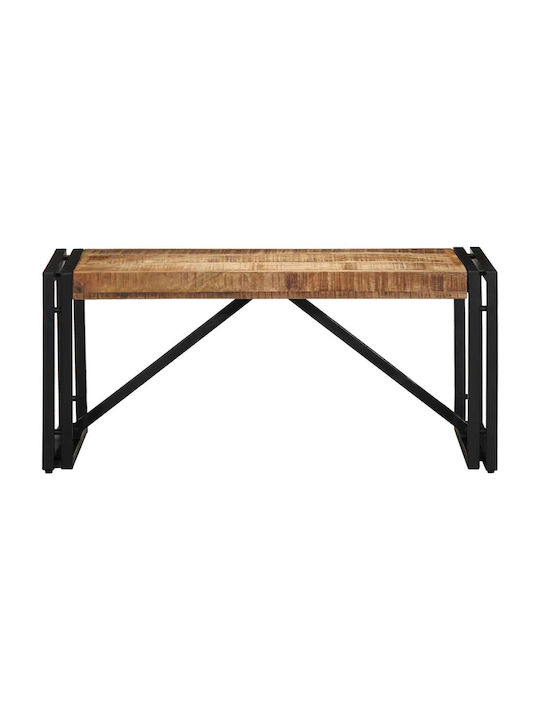 Rectangular Coffee Table from Solid Wood Coffee L80xW40xH35cm.