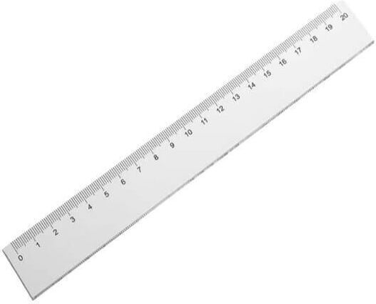 Groovy Lineal Kunststoff Transparent 20cm