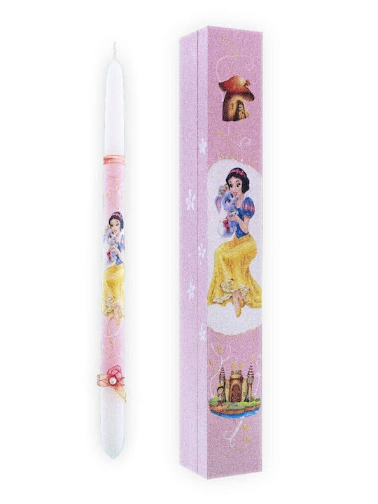 Πασχαλινή Λαμπάδα Disney Princess Στρογγυλή Πριγκίπισσα 45εκ. Ροζ