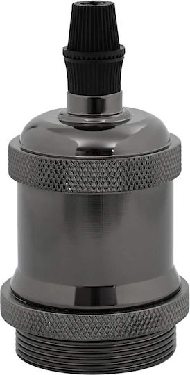 vidaXL Steckdosenverlängerung für Steckdose E27 in Schwarz Farbe Set 2Stück 4106528