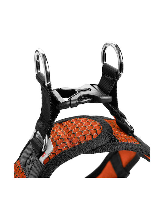 Hunter Dog Harness Vest Hilo Comfort Mesh Orange Medium / Small 52-58cm 012160