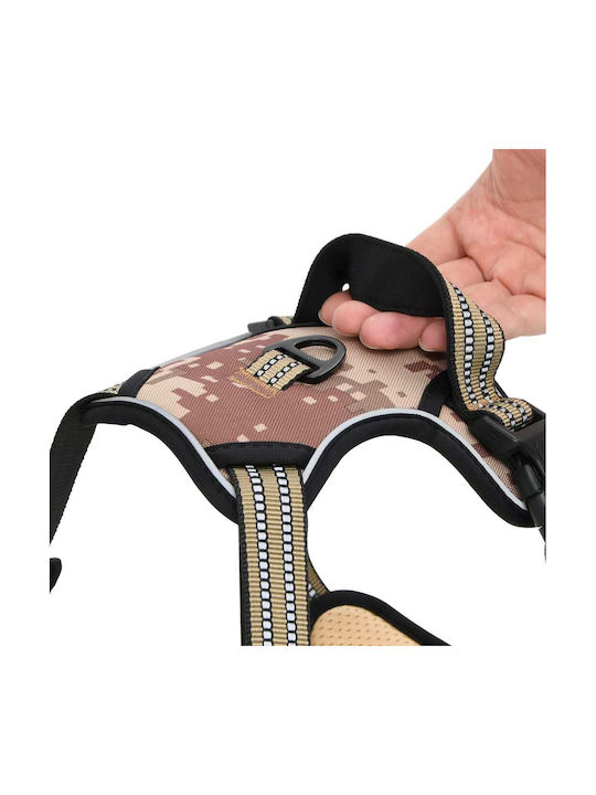 vidaXL Dog Harness Brown Small 4013383