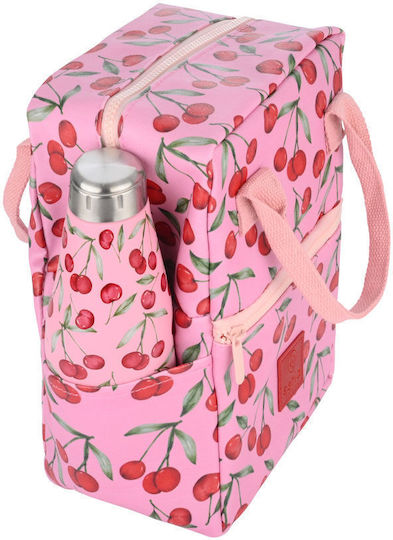 Estia Lunch Bag Save The Aegean Insulated 7lt Cherry Rose