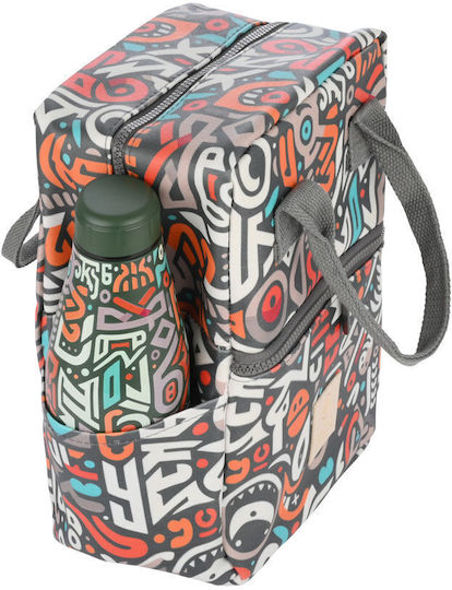 Estia Insulated Bag Handbag Save The Aegean 7 liters Geovivid Multicolour L20 x W14 x H27cm