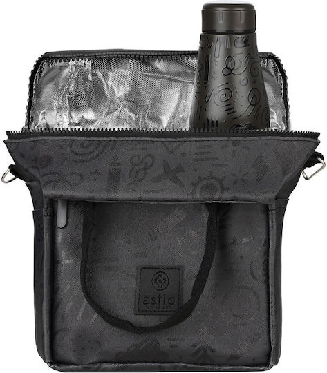 Estia Insulated Bag Handbag Save the Aegean 7 liters Noir Echo
