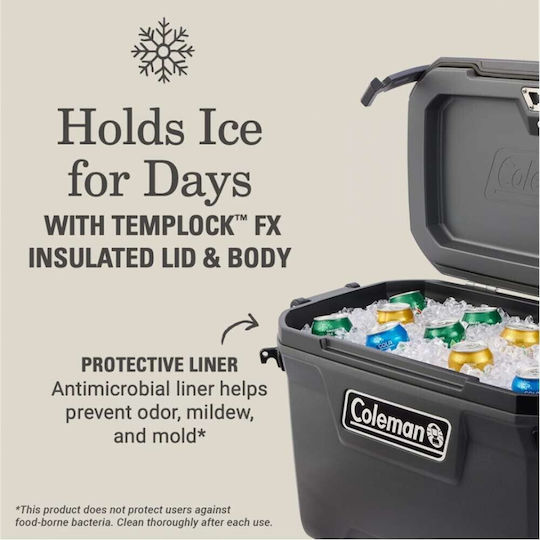 Coleman Portable Fridge 53L Gray