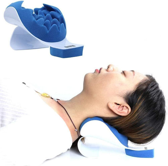 Kopfkissen Massage für den Nacken Blau
