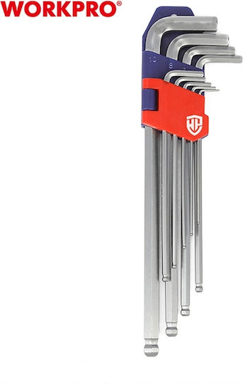 WorkPro Σετ 9 Κλειδιά Allen