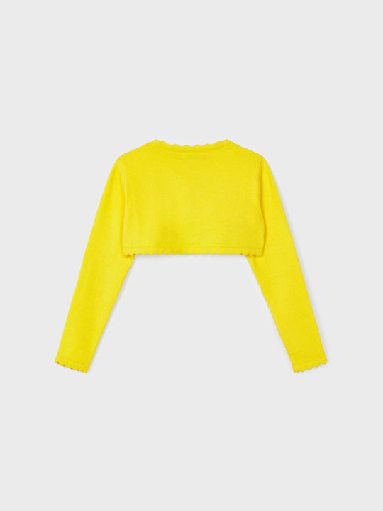 Mayoral Kids Bolero Knitted Yellow