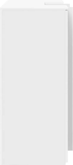 vidaXL Professional Office Reception Desk P135xW50xH103.5cm with Cabinet