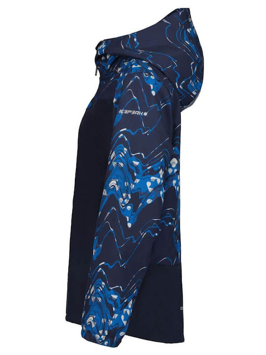 Kids' Sports Jacket with Hood Dark Blue