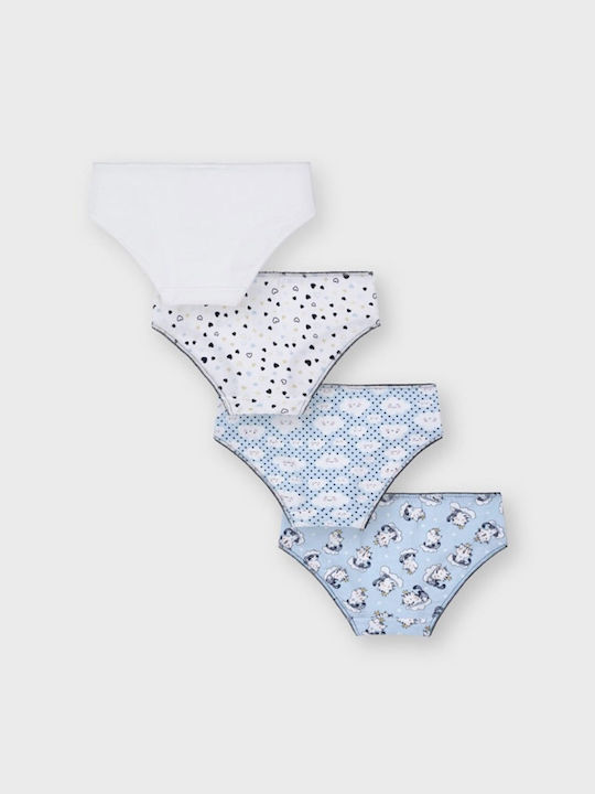 Mayoral Set of Kids' Briefs Navy Blue 4pcs