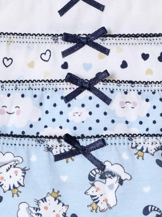 Mayoral Clouds Set Set of Kids' Briefs Navy Blue 4pcs