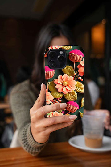 Sonique 3D Flower Series Case for Xiaomi Redmi 13c 4g Poco C65 4g Salmon