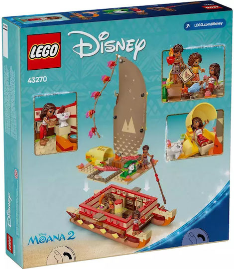 LEGO Disney Moanas Abenteuer-Kanu für 6+ Jahre 529Stücke