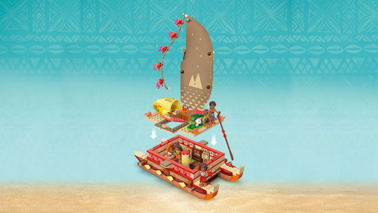 LEGO Disney Moanas Abenteuer-Kanu für 6+ Jahre 529Stücke