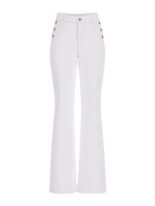 Guess Women's Cotton Trousers Beige