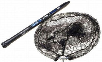 Garbolino Kompakter Kescherstab 2,70 m 7 Abschnitte + 38 cm Klappkopf