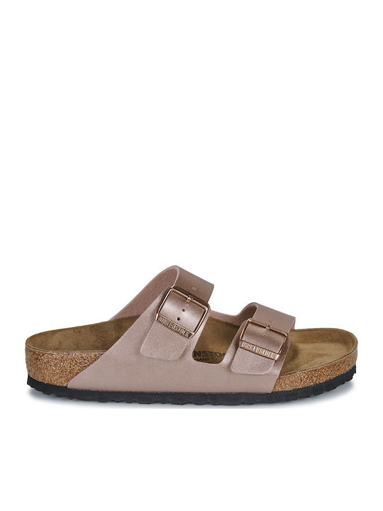 Arizona Bf Γυναικεία Σανδάλια Χρυσά Regular Fit