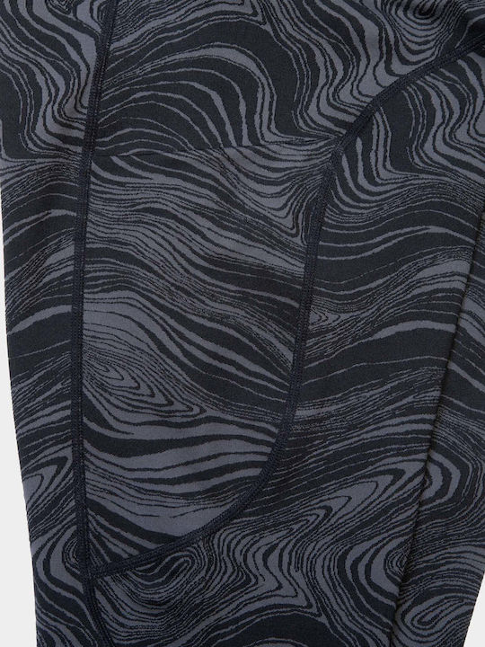 Schulung Frauen Leggings Hochgeschnitten Black/charcoal