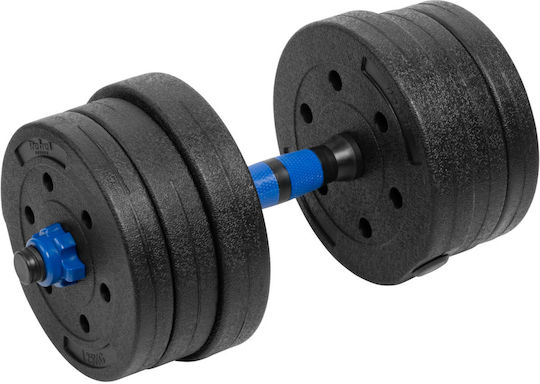 Set de Gantere cu Bară Greutate Totală 20kg