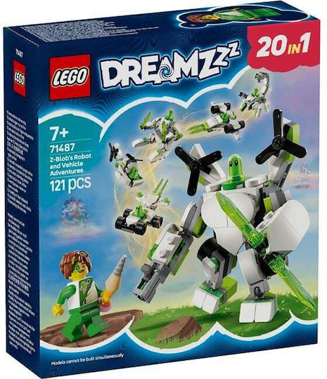 Lego DREAMZzz Blob's Robot and Vehicle Adventures für 7+ Jahre 121Stück