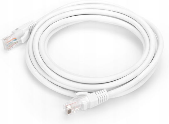 Montis U/UTP Cat.5e (Gigabit) Καλώδιο Δικτύου Ethernet 15m Λευκό