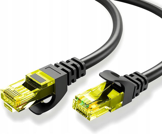 Montis U/UTP Cat.6 (Gigabit) Καλώδιο Δικτύου Ethernet εξωτερικού χώρου 15m Μαύρο