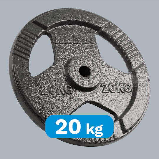 Set of Plates Metal 1 x 20kg Ø31mm with Handles