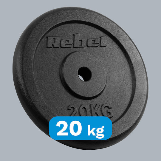Scheibenset Metall 1 x 20kg Ø31mm