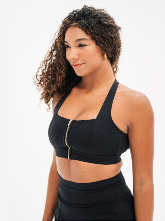 Pilar Women's Athletic Sports Bra Black