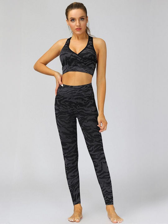 Anny Women Athletic Sports Bra Gray