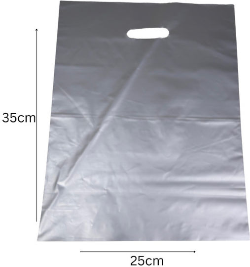 thessPACK Plastic Packaging Bag Handle 25x35cm