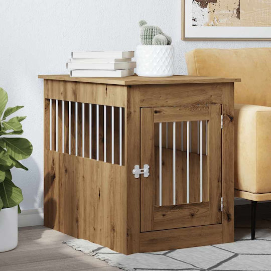vidaXL Dog House Outdoor Brown 55x80x68cm