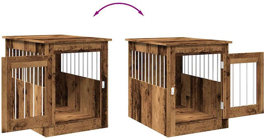 vidaXL Dog House Outdoor Brown 55x75x65cm