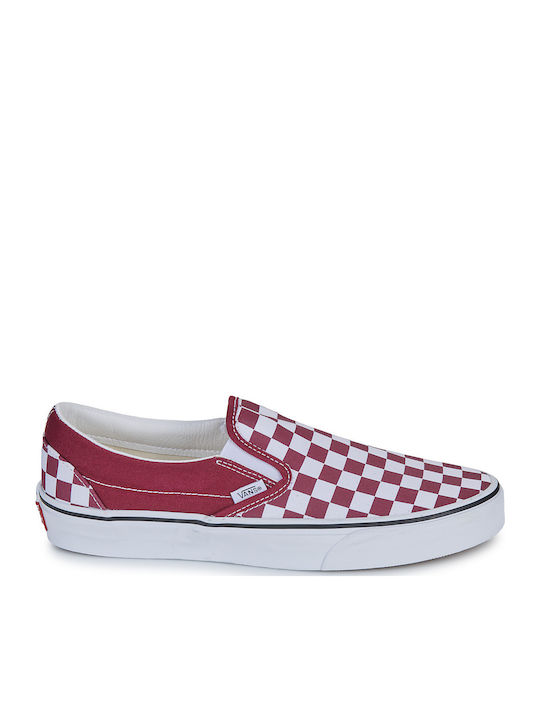 Classic Women's Slip-Ons Burgundy