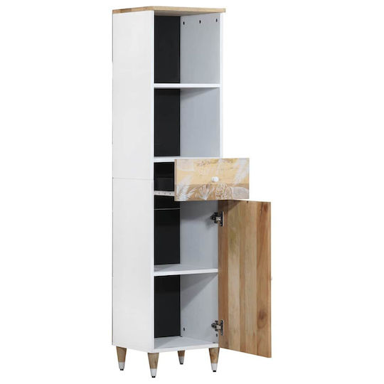 vidaXL Coloană pentru baie pardoseală M38xB33.5xÎnălțime 160cm Maro