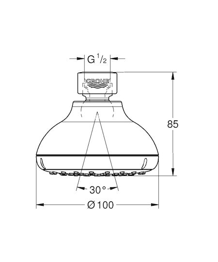 Grohe Tempesta Κεφαλή Ντουζ Grohe Tempesta Κεφαλή Ντουζ
