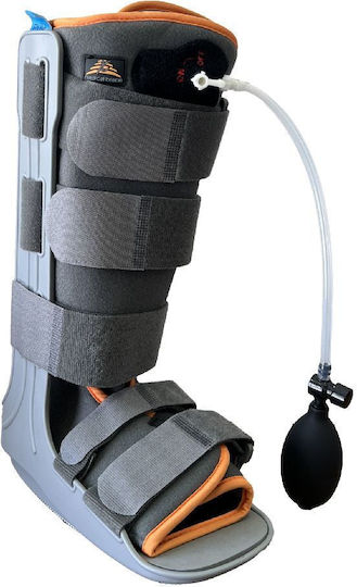 Medical Brace Groß Schiene Luft Knöchel Linke Seite Kinder in Gray Farbe MB.6017/L