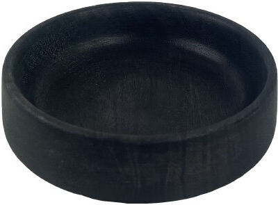 Nakaro Wood Serving Bowl Round Wooden Black with Diameter 12cm