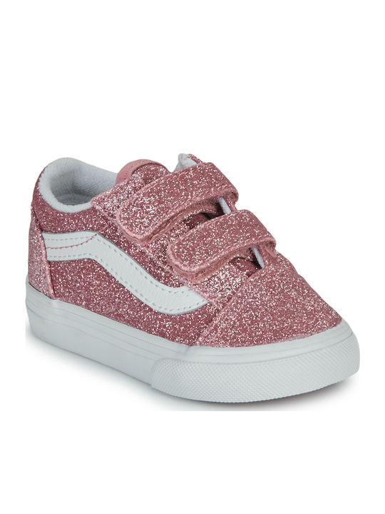 Old Skool OLD SKOOL V Kids Sneakers with Scratch Pink