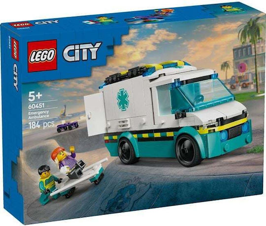 Lego City Emergency Ambulance for 5+ Years 184pcs