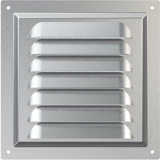 Mmotors Lüftungsgitter 20x20cm Quadratisches mit Sieb