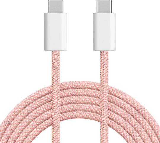 Kruger&matz Basic 1m Pink USB Typ-C zu USB Typ-C Kabel 60W